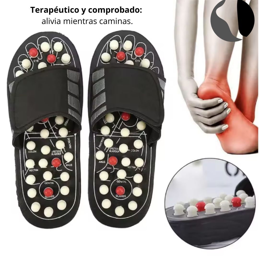 Sandalias de acupresión reflexología