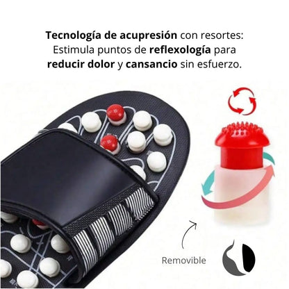 Sandalias de acupresión reflexología