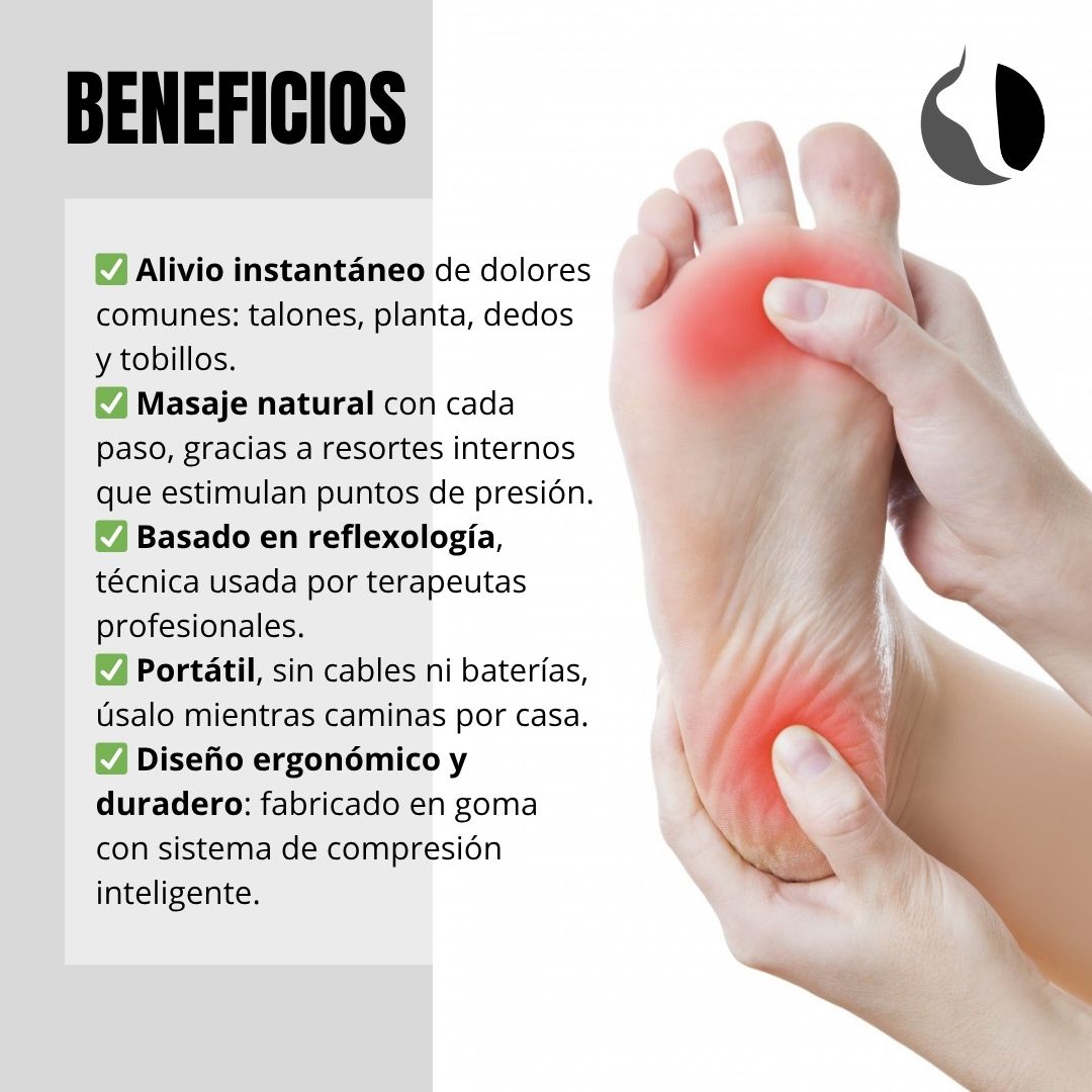 Sandalias de acupresión reflexología